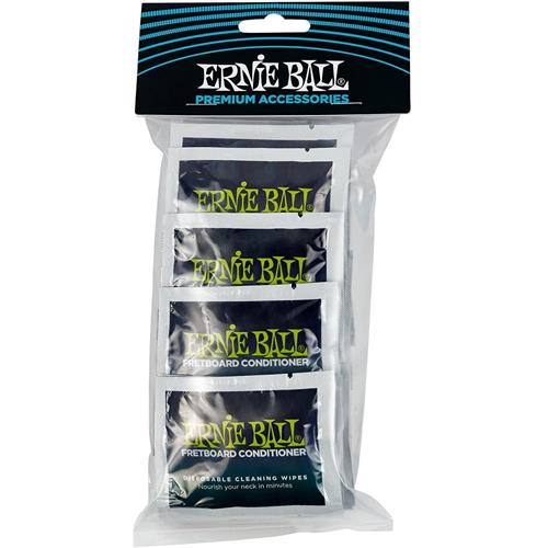 ERNIE BALL Wonder Wipes -  Fretboard Conditioner Paños limpiadores para Guitarra (Diapason)
