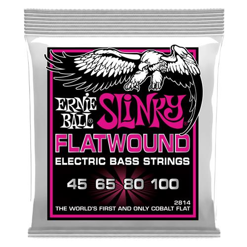 ERNIE BALL Slinky Flatwound - 045/100 (Lisas) Encordado p/Bajo Eléctrico
