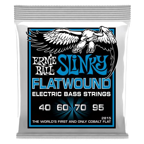 ERNIE BALL Slinky Flatwound - 40/095 (Lisas) Encordado p/Bajo Eléctrico