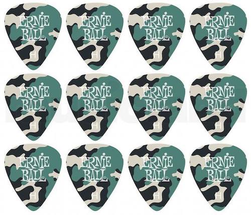 ERNIE BALL P09223 - Camufladas   (x12) Puas (Pack)