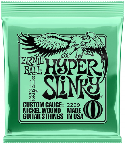 ERNIE BALL Hyper Slinky 8-42 Encordado p/Guitarra Electrica