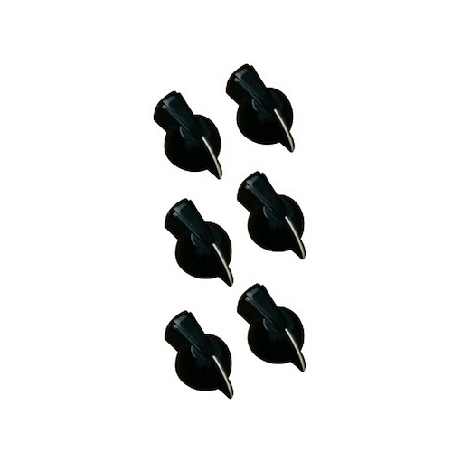 FENDER Hot Rod/Bassman - Negras (x6) Perilla p/Amplificador