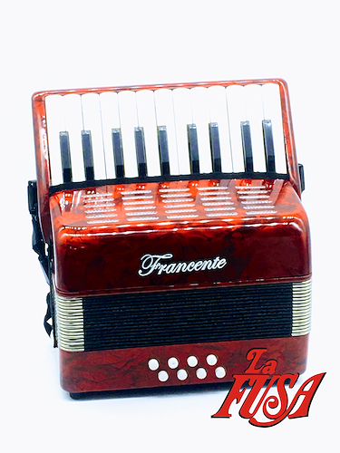 FRANCENTE M2000G - c/Funda Acordeon a Piano 22  teclas 8 bajos