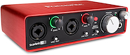 Focusrite Scarlett 2i2  (3ra Generación) Interfaz de Audio USB