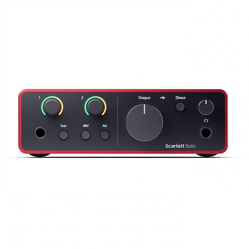 Focusrite Scarlett Solo (4ta Generación) Interfaz de audio USB