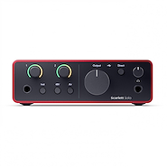 Focusrite Scarlett Solo (4ta Generación) Interfaz de audio USB