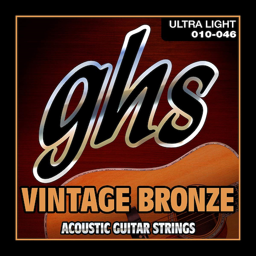 GHS VNUL - Vintage Bronze 010-046 Encordado p/Guitarra Acústica