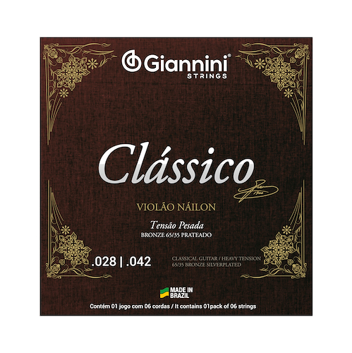 GIANNINI GENWPA - Alta Tension Encordado p/Guitarra Clásica *
