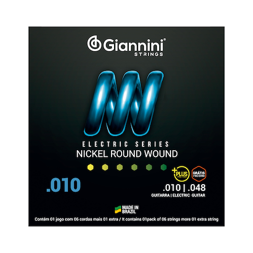 GIANNINI GEEGSTP  10/48 - Hibrida Encordado p/Guitarra Electrica *