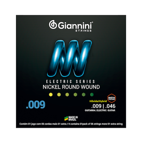 GIANNINI GEEGSTH  - 09/46 - Hibrida Encordado p/Guitarra Eléctrica*