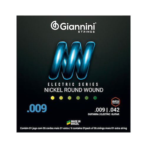 GIANNINI GEEGST  - 09 /42 Encordado p/Guitarra Eléctrica*