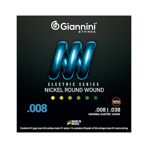 GIANNINI GEEGST  - 08/38 Encordado p/Guitarra Eléctrica*