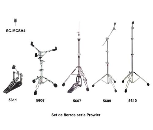 GIBRALTAR TAIWAN 5601PK - Prowler Series Stand Pack Set de soportes p/Bateria