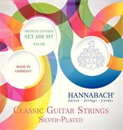 HANNABACH 600MT - Silver Plated Encordado p/Guitarra Clásica