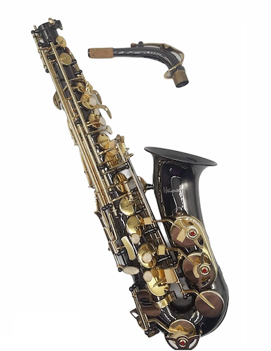 HEIMOND 6430BN - Saxo Alto c/Estuche (Negro/Dorado) Saxo Alto