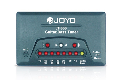 JOYO JT-36G - Guitarra/Bajo Afinador de Mano