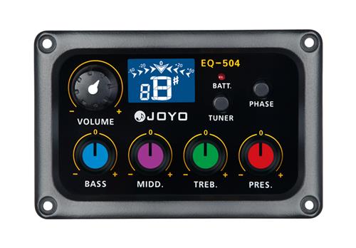 JOYO EQ-504 c/Afinador Preamplificador p/Guitarra Clásica-Acústica