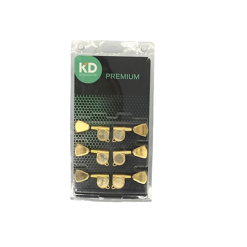 KD M-1806-GD - Doradas Clavijas p/Electrica 3+3