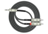 KIRLIN Y-364PRL-10FT - 3m Cable Estéreo Miniplug TRS a 2 RCA