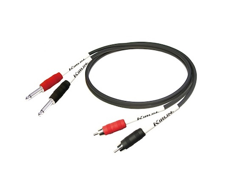 KIRLIN AP-403SS-06FT - 1,8m Cable Stereo Plug-RCA