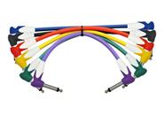 KIRLIN LG6-203-0,5FT - 15 cm (2 extremos a 90º) Cable Mono Interpedal