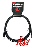 KIRLIN AE-668L-10FT - 3m (1/8 TRS) Cable Estéreo Miniplug TRS