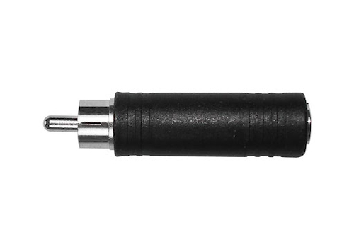 KIRLIN 2610 -  conector  RCA M -1/4 c/u Adaptador Mono