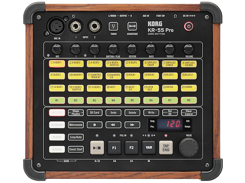 KORG KR-55 PRO Maquina de Ritmo Mixer p/Guitarra o Bajo