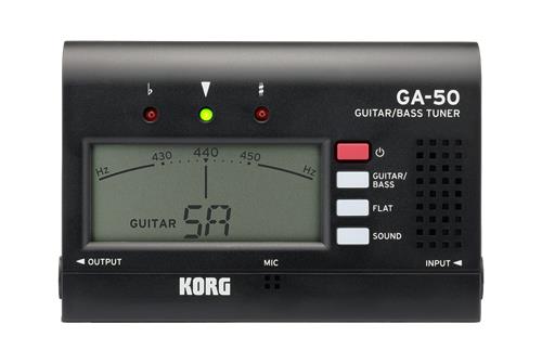 KORG GA-50 - Afinador de Guitarra/Bajo Afinador Digital