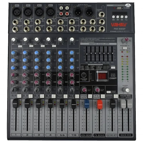 LANE PMX80DSP - 8 Canales c/ Efx Mixer