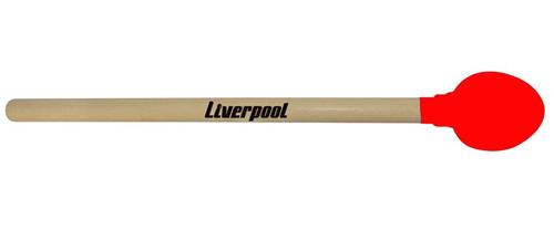 LIVERPOOL ZA-52  0005  /  ( Rojo ) Mazo Madera Forrado Bocha Oval