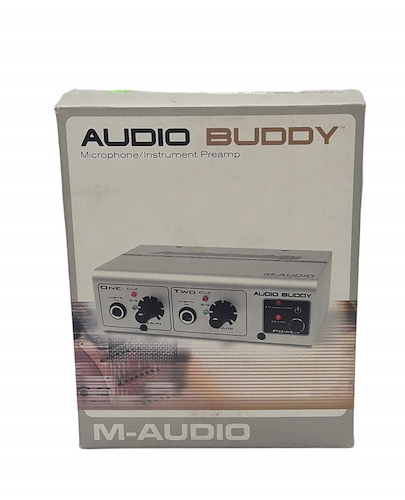 M-AUDIO Audio Buddy Preamplificador p/Micrófono x2