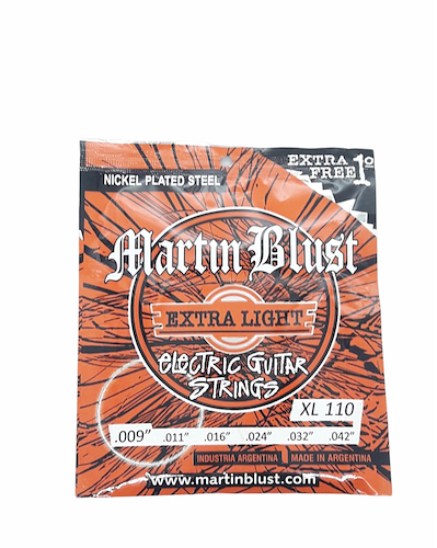 MARTIN BLUST XL110 - 009-42 Encordado p/Guitarra Electrica