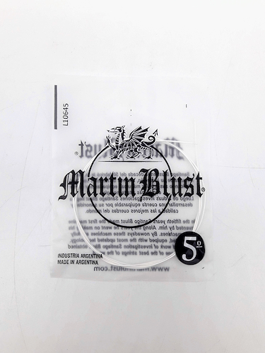 MARTIN BLUST 5 ta  Suelta - Plateada Cuerda Suelta p/Guitarra Clásica