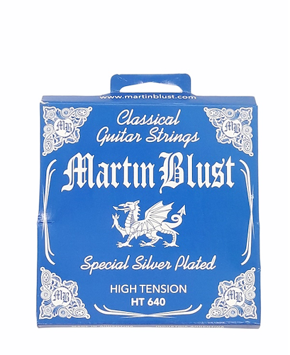 MARTIN BLUST Special Silver/ AltaTension - HT-640 Encordado p/Guitarra Clásica