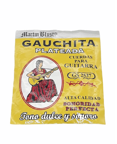 MARTIN BLUST Gauchita Plateada Encordado p/Guitarra Clásica