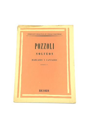 MELOS POZZOLI Solfeos hablados y cantados - Curso 3