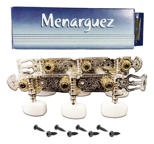 MENARGUEZ CLA-40 Lira Cromado Clavijero p/Clásica