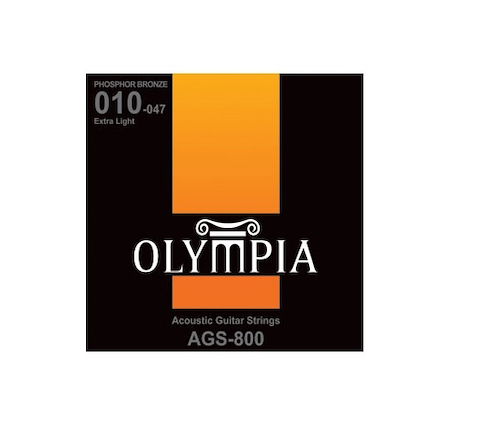 OLYMPIA AGS-800 - 010-047 Bronze Encordado p/Guitarra Acústica