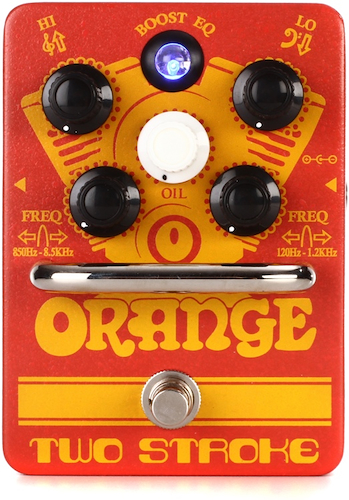 ORANGE Two Stroke - C/Ecualizador Pedal de efecto - Booster