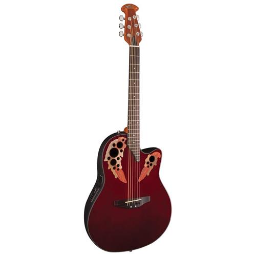 OVATION AE44-RR - Applause Elite - Ruby Red Guitarra Acústica c/EQ