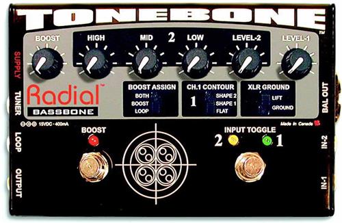 RADIAL CANADA TONEBONE BASSBONE MASTER BASS CONTROLLER Pedal efecto bajo