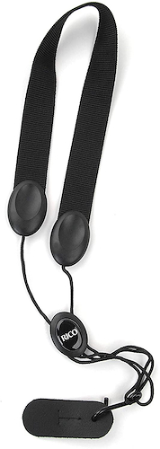 RICO SJA11 - Nylon Negro Correa para Saxo Soprano/Alto