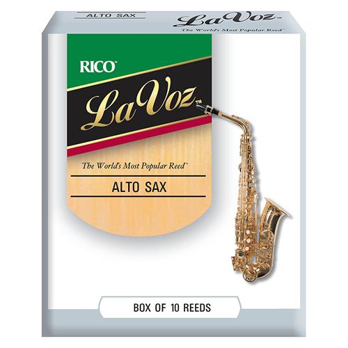 RICO La Voz #S x10 Caja de Cañas Saxo Alto