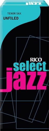 RICO Select Jazz Unfiled #4S x5 Caja de Cañas Saxo Tenor