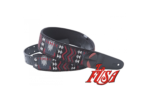 RIGHTON STRAPS AZTECA Black Steady Series Mojo Correa p/Guitarra / Bajo