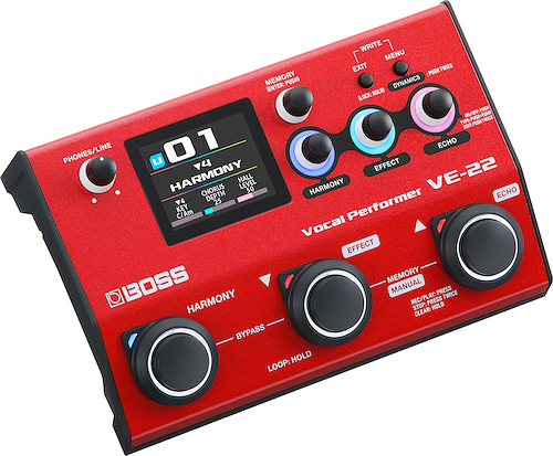 ROLAND VE22 - Multiefecto Pedal p/Voces