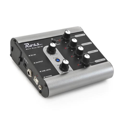 ROSS PA MX-4U - 4 Canales Mixer