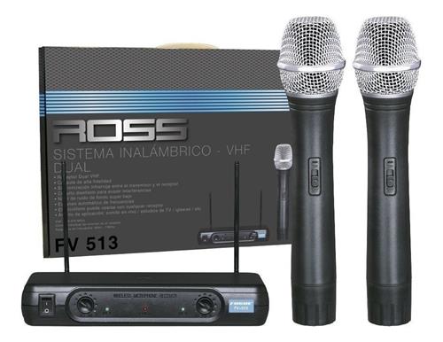 ROSS FV-513 Sist Microf Inalambrico Doble de Mano, VHF