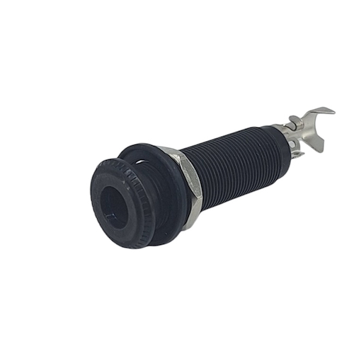 SAMBONG LJ20b - A presión - Negro Jack tubular p/Eléctrica o Bajo